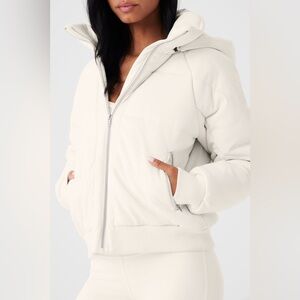 AloYoga Faux Leather Boss Puffer